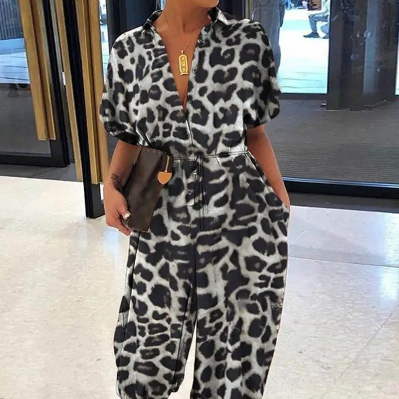 Jumpsuit bedruckt für Damen - Estelle