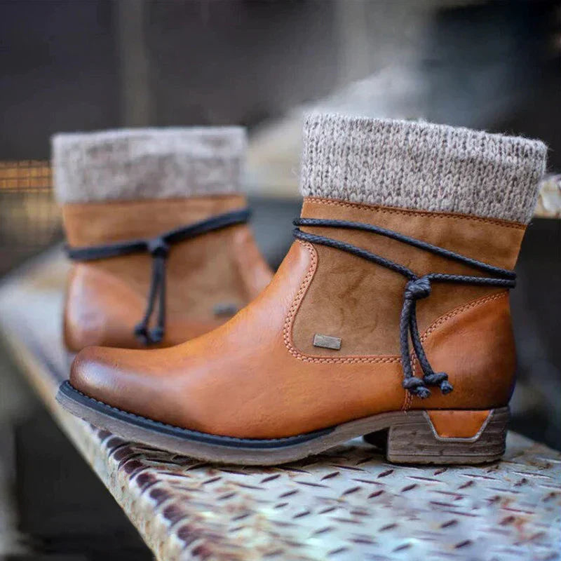 Krohn-e | Herbst Leder Stiefeletten