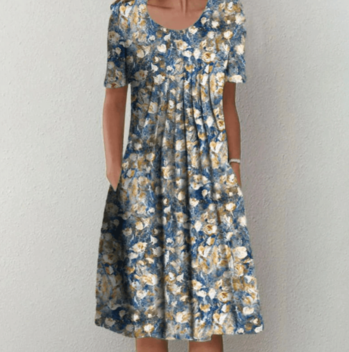 Malwine Sommerkleid mit lebendigem Print