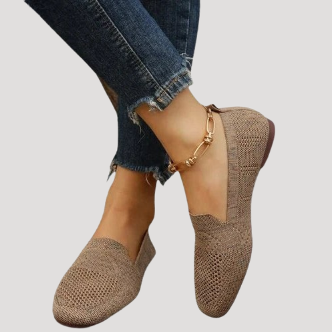 Marlene | Damen Slip-On Gestrickte Sneaker