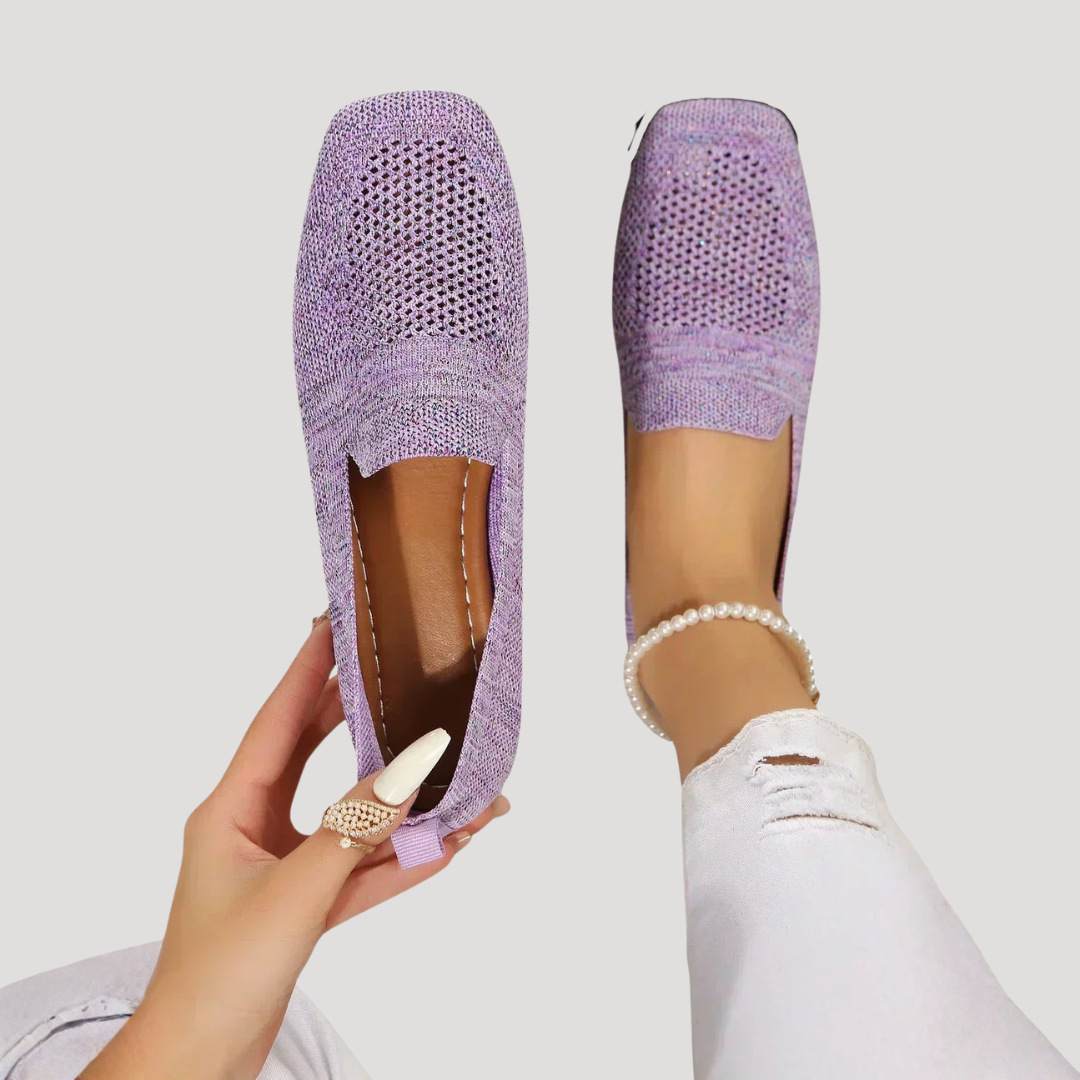 Marlene | Damen Slip-On Gestrickte Sneaker