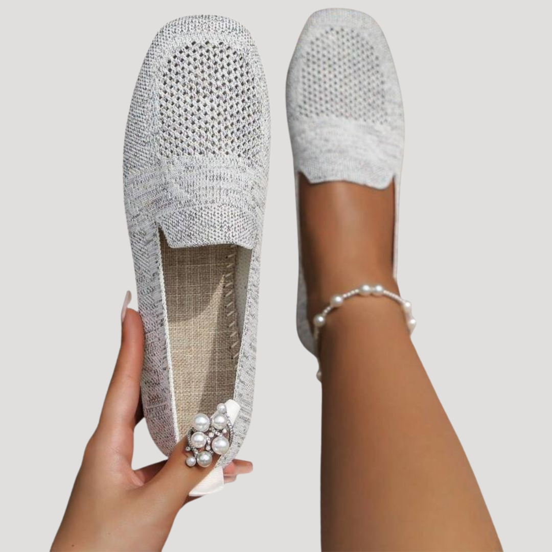 Marlene | Damen Slip-On Gestrickte Sneaker