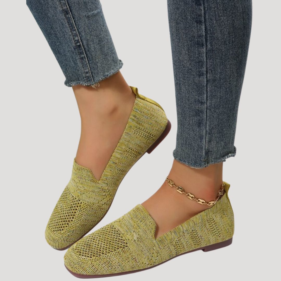 Marlene | Damen Slip-On Gestrickte Sneaker