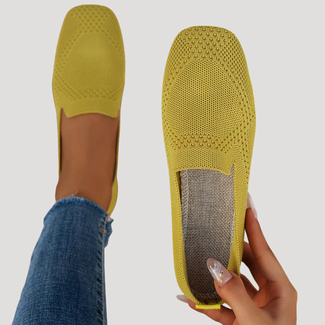 Marlene | Damen Slip-On Gestrickte Sneaker