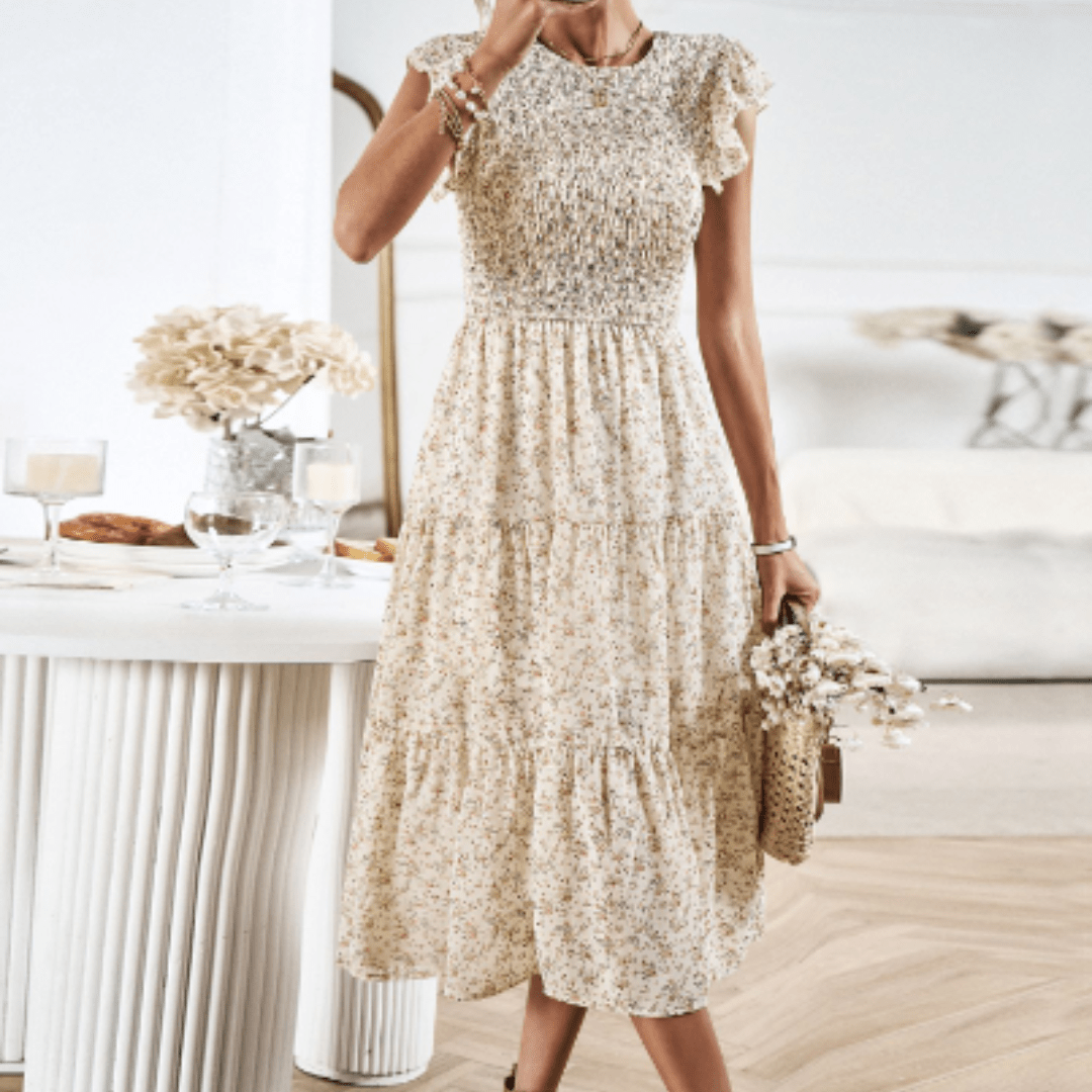 Blumiges Sommerkleid Marnedine: Verspielt