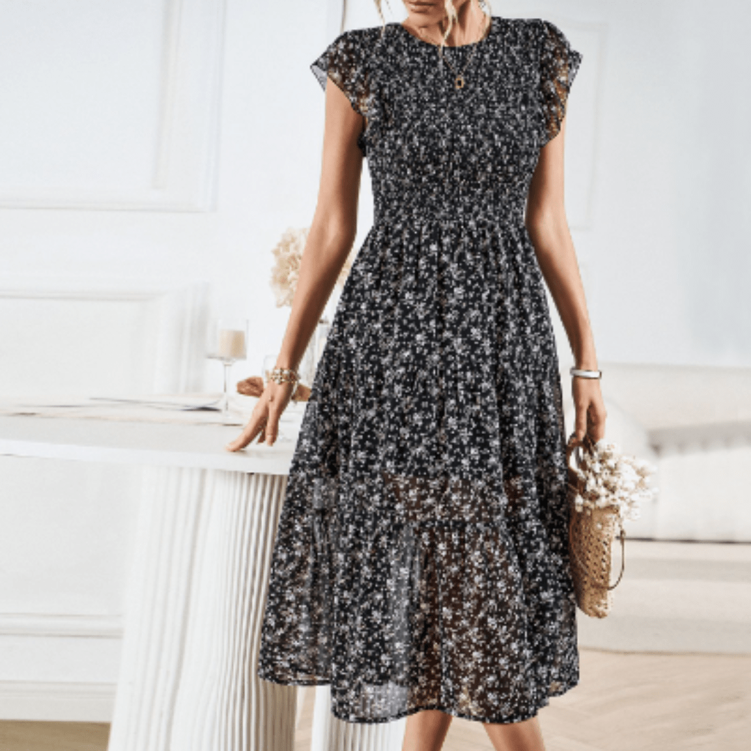 Blumiges Sommerkleid Marnedine: Verspielt