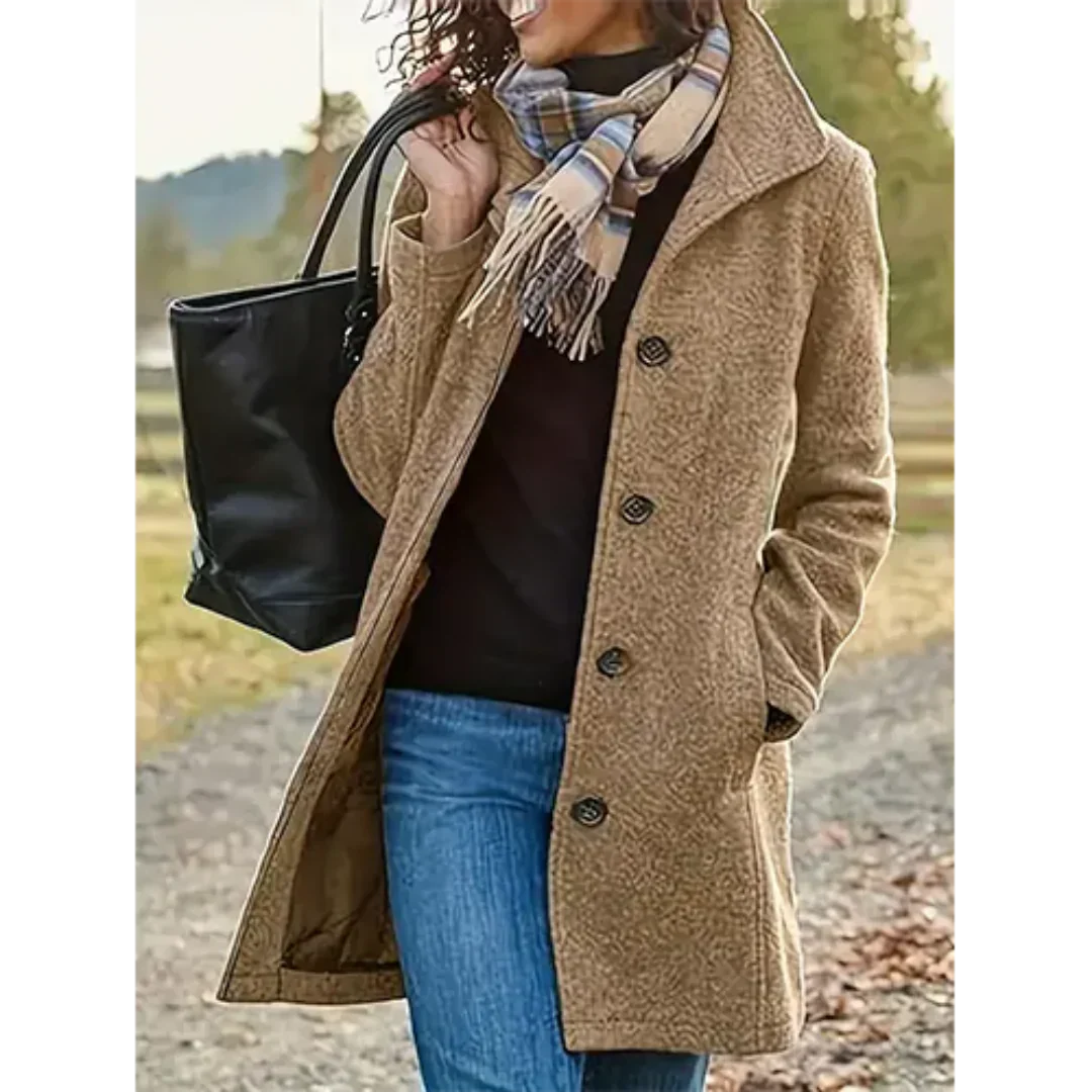 Krohn-e | Langer Trenchcoat Für Damen Im Winter Warm