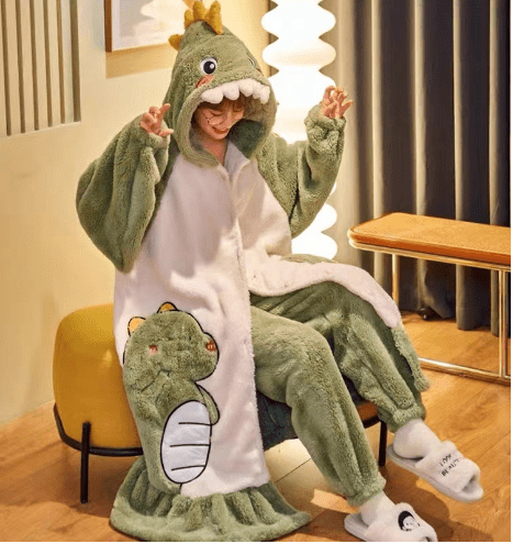 Bequemer, trendiger Damen-Pyjama mit Kapuze von Fudus