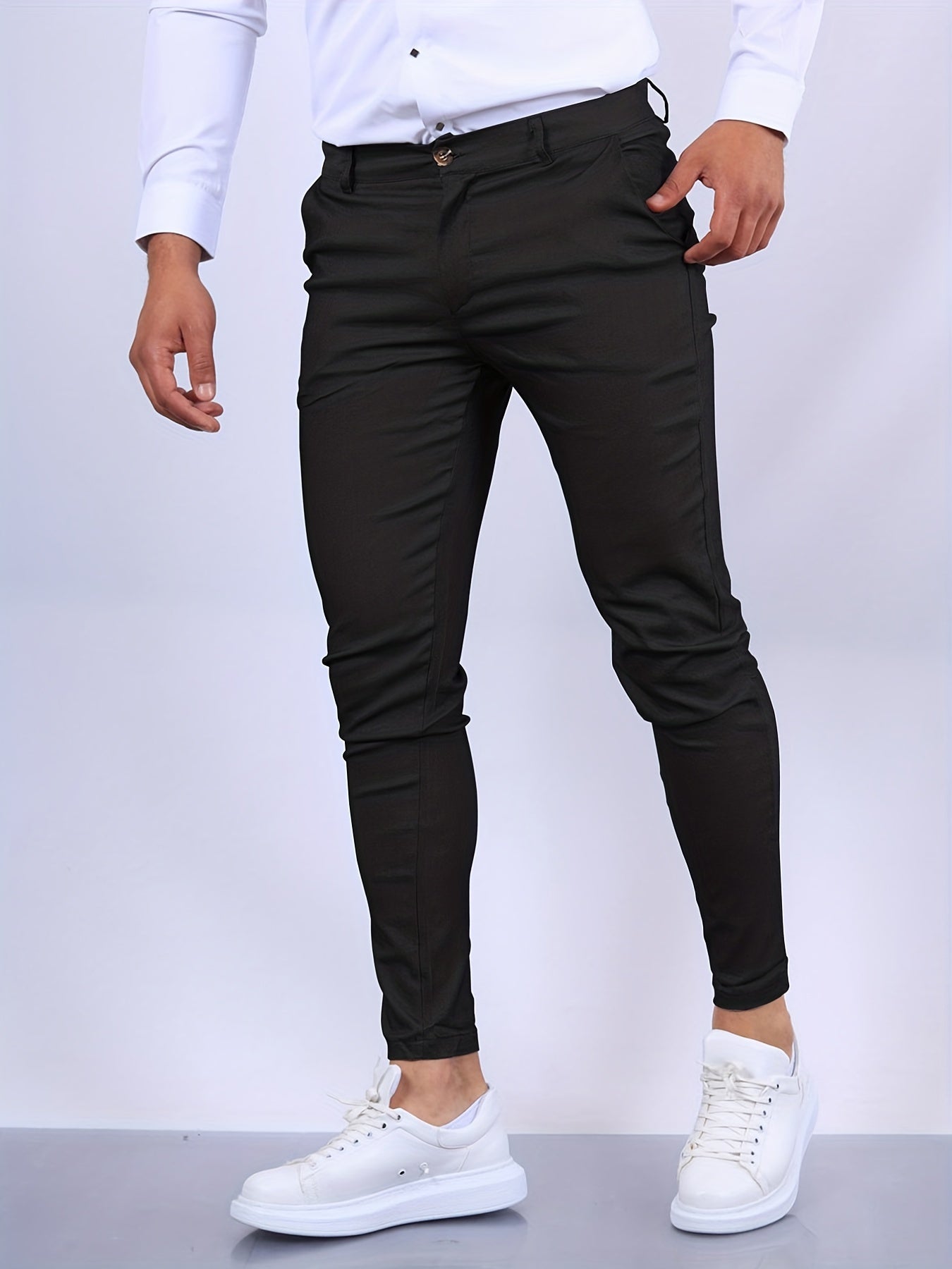 Maximilian: Schicke, moderne Slim Fit Hose für Herren im eleganten Design