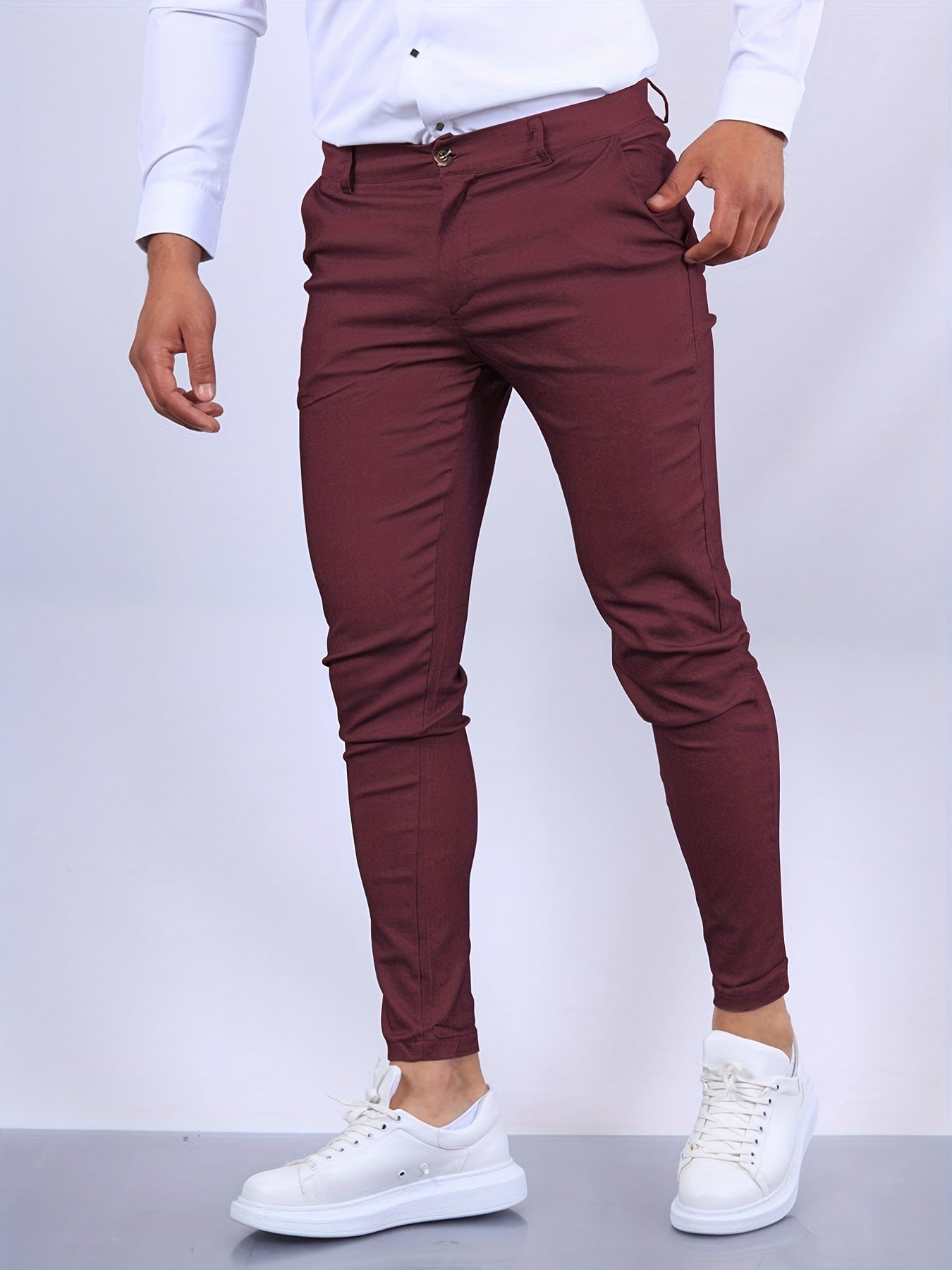 Maximilian: Schicke, moderne Slim Fit Hose für Herren im eleganten Design