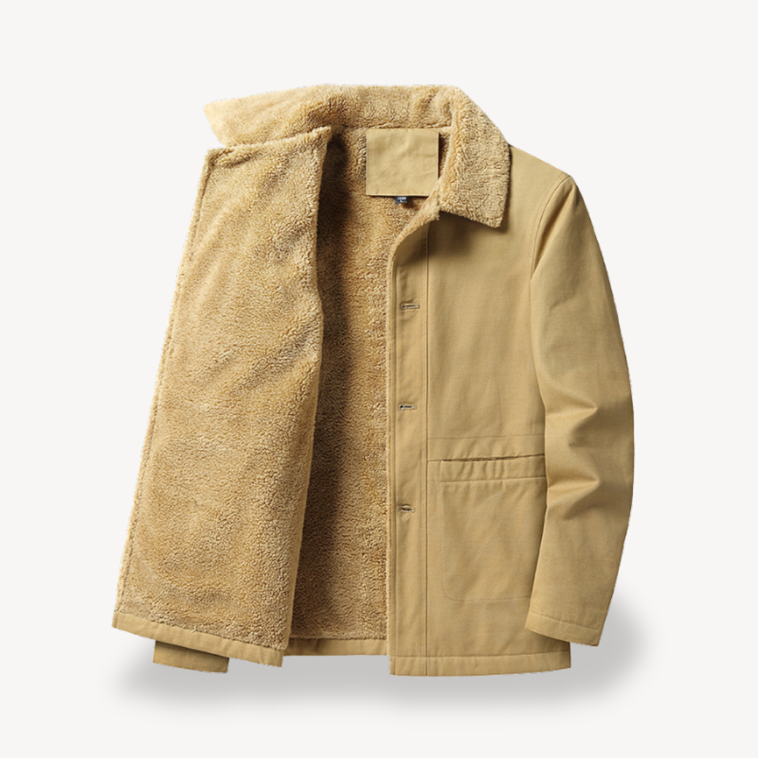Krohn-e | Herren Sherpa-Fleecejacke - Vielseitige Winter-Schicht