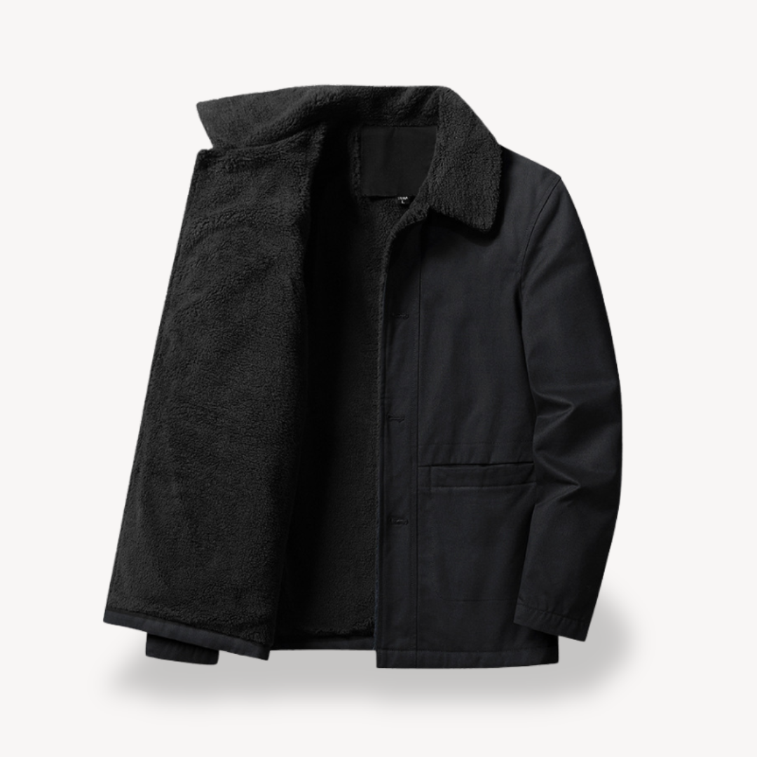 Krohn-e | Herren Sherpa-Fleecejacke - Vielseitige Winter-Schicht