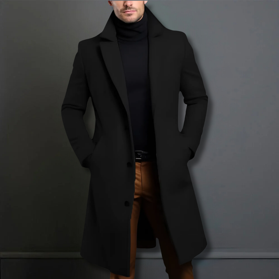 Krohn-e | Herren Klassischer Maßanzug Mantel – Marineblau, Schwarz, Beige Optionen