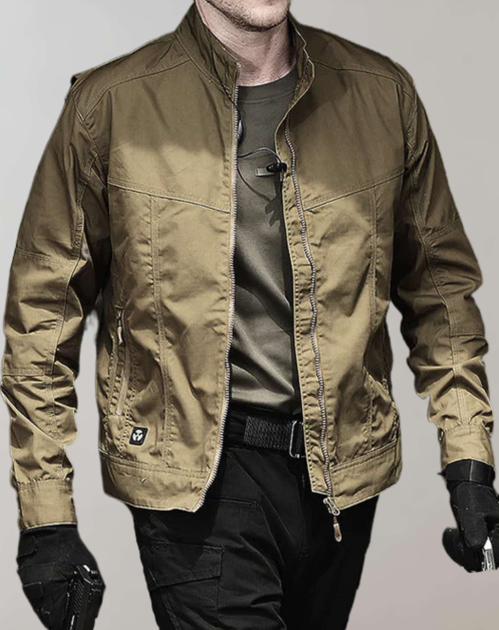Krohn-e | Herren Baumwoll Sommerjacke - Stilvoll und Bequem
