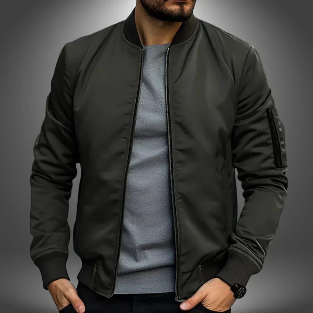 Krohn-e | Herren Leichte Bomberjacke – Lässiger Windbreaker