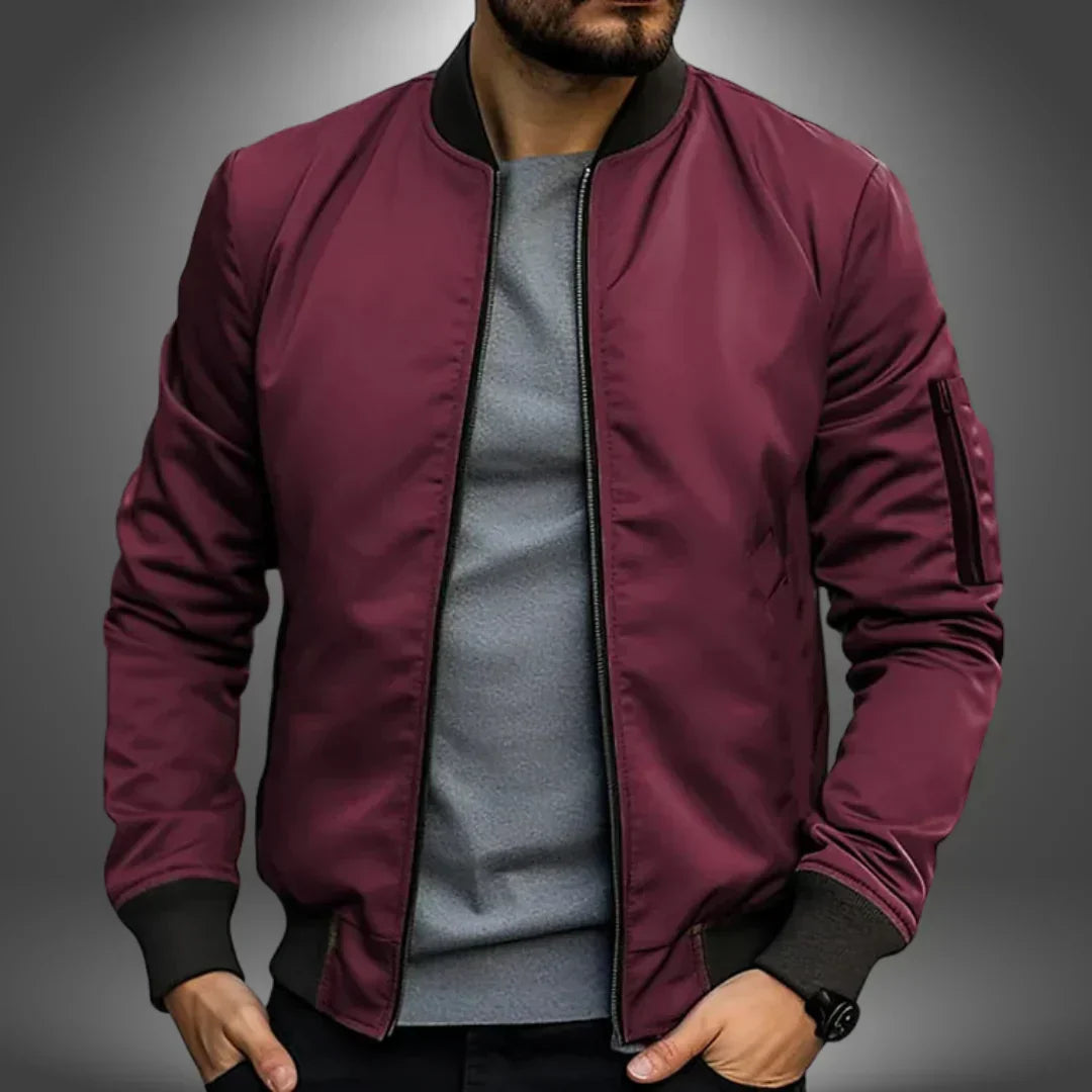 Krohn-e | Herren Leichte Bomberjacke – Lässiger Windbreaker