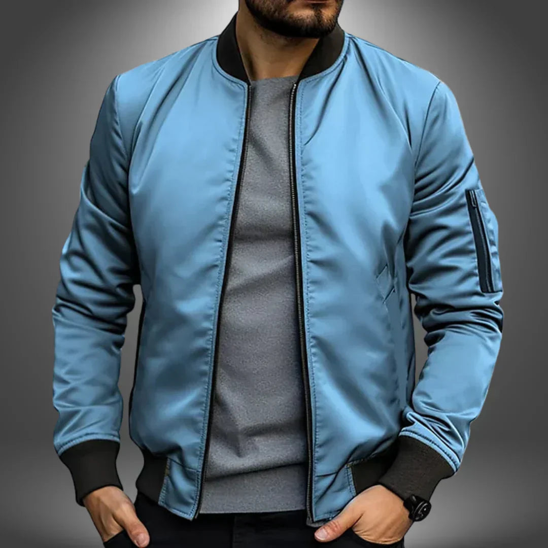 Krohn-e | Herren Leichte Bomberjacke – Lässiger Windbreaker