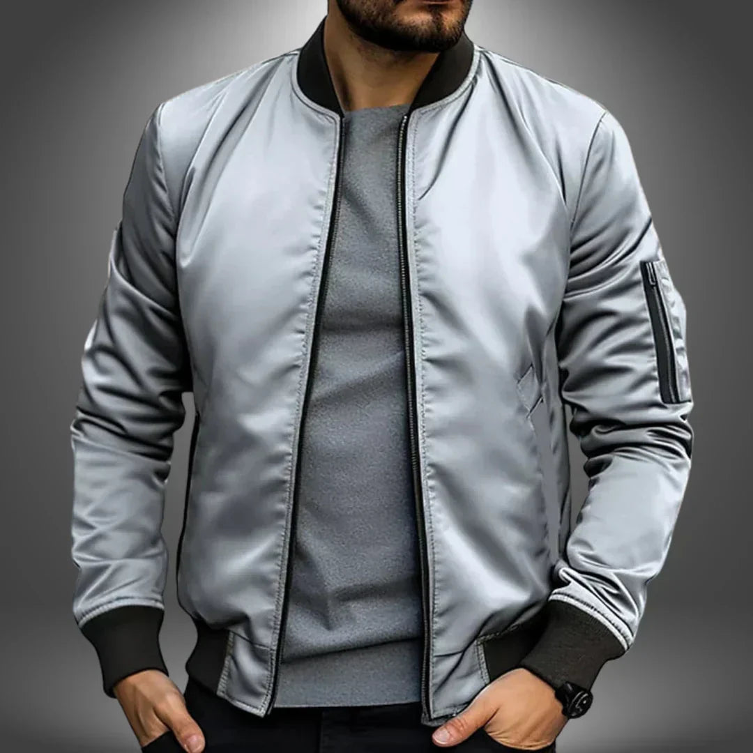 Krohn-e | Herren Leichte Bomberjacke – Lässiger Windbreaker
