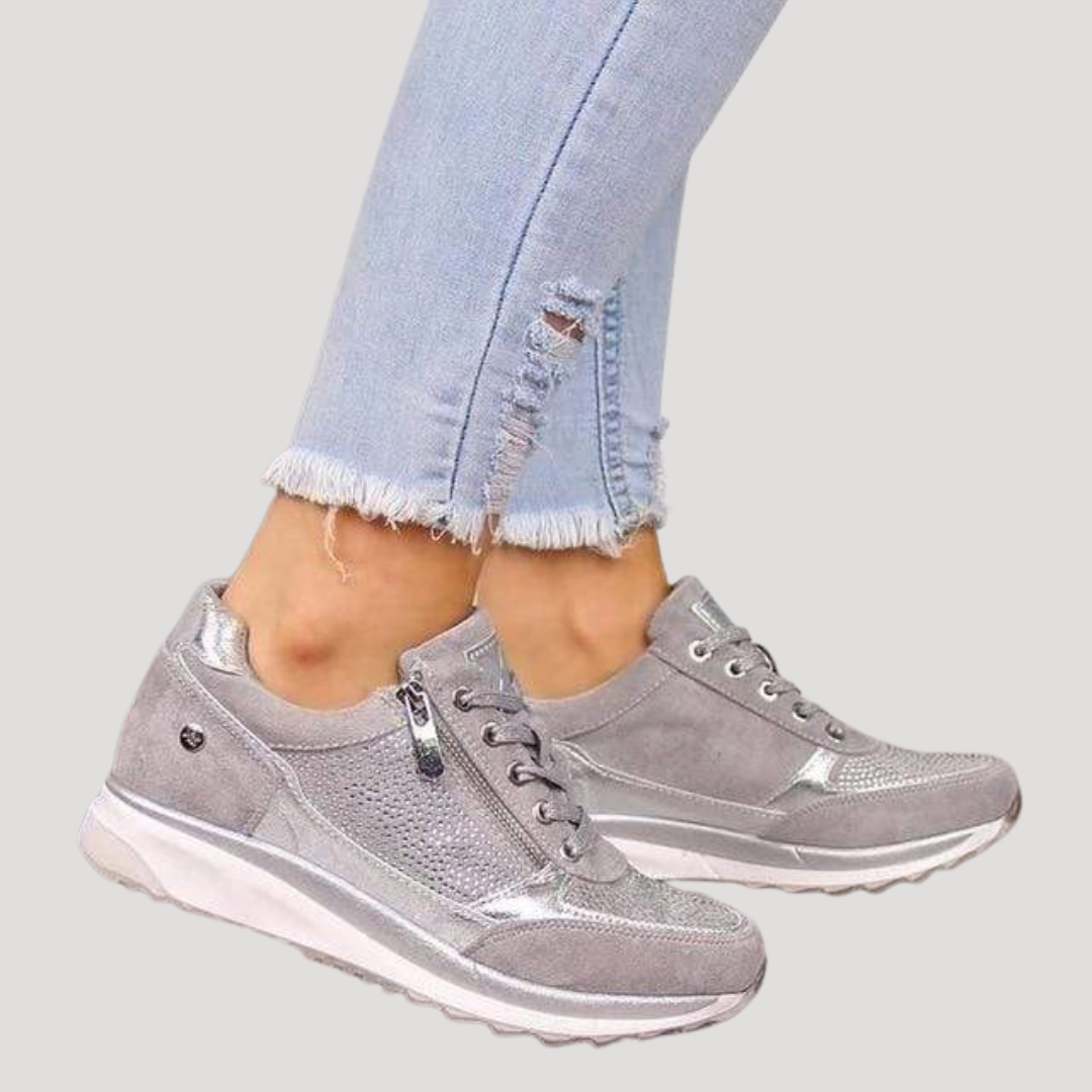 Mirabel | Damen Sneaker mit Seitlichem Reißverschluss