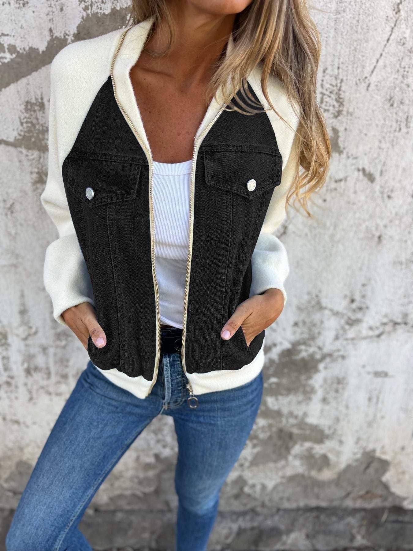 Damen-Denimjacke Adelaide im modernen Stil