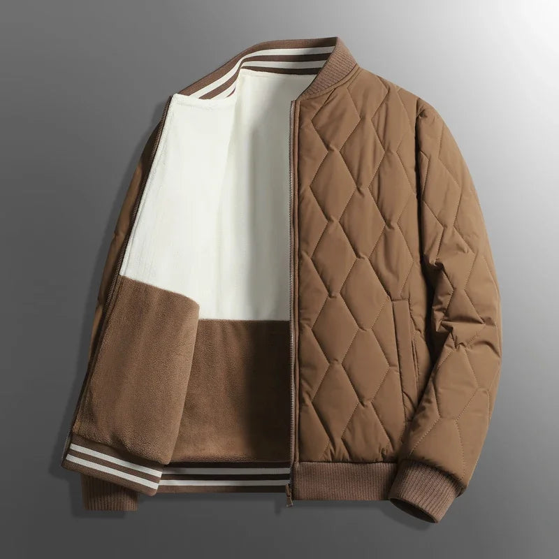 Stylische reversible Winterjacke für Herren von Wilbald