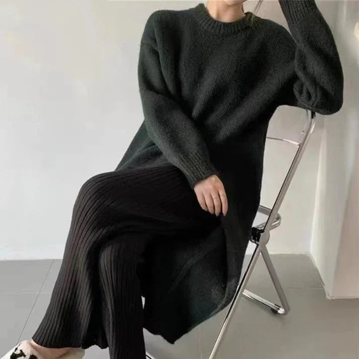 Krohn-e | Lässiges und Modisches Winter Strickkleid