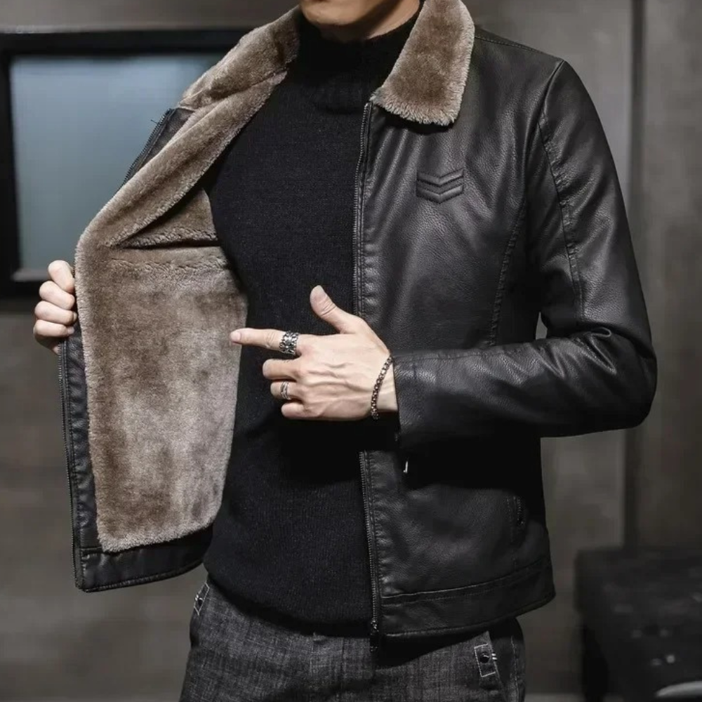 Männer-Plüschjacke BRYAN - stilvoll