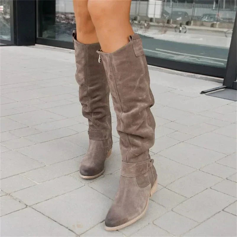 Krohn-e | Damenstiefel mit Reißverschluss