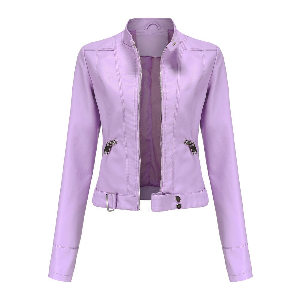 Krohn-e | Damen Bikerjacke mit Tailliertem Schnitt und Modernem Design
