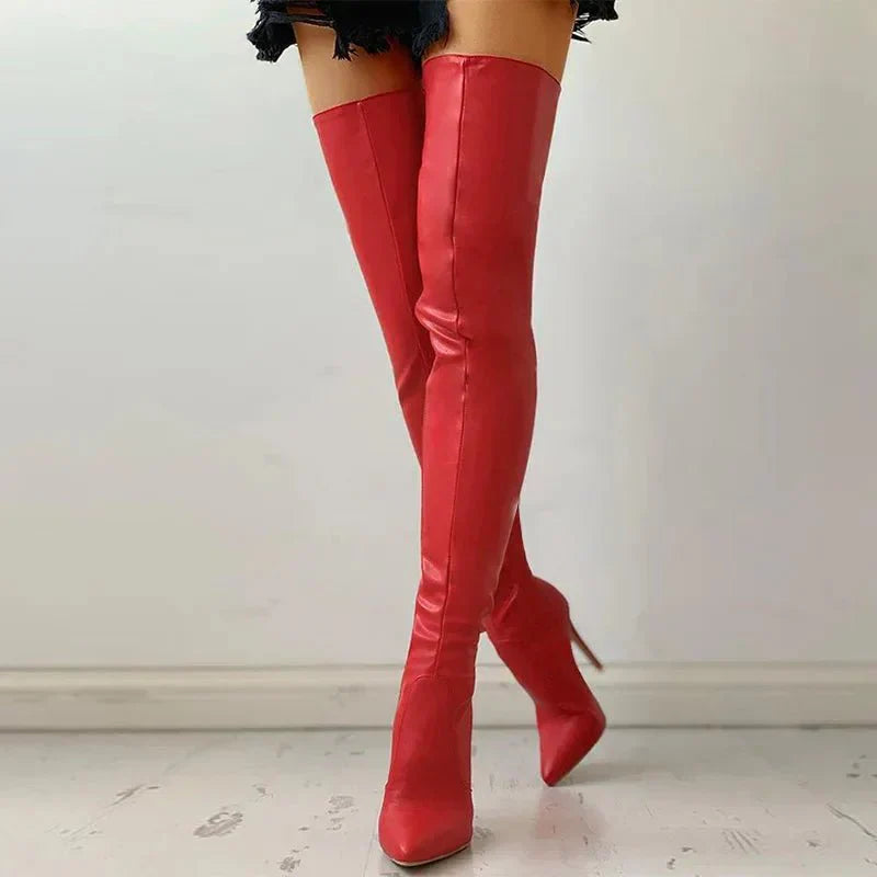 Krohn-e | Stiefel mit Stilettoabsatz für Damen Winter
