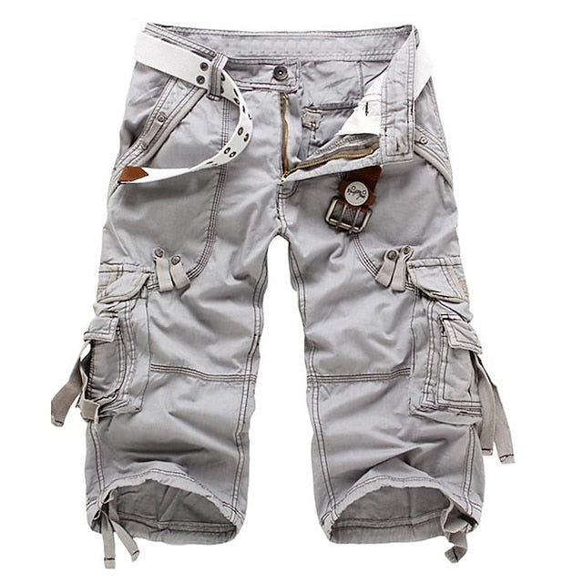 Sommer Cargoshorts für Herren mit vielen Taschen – Faustus