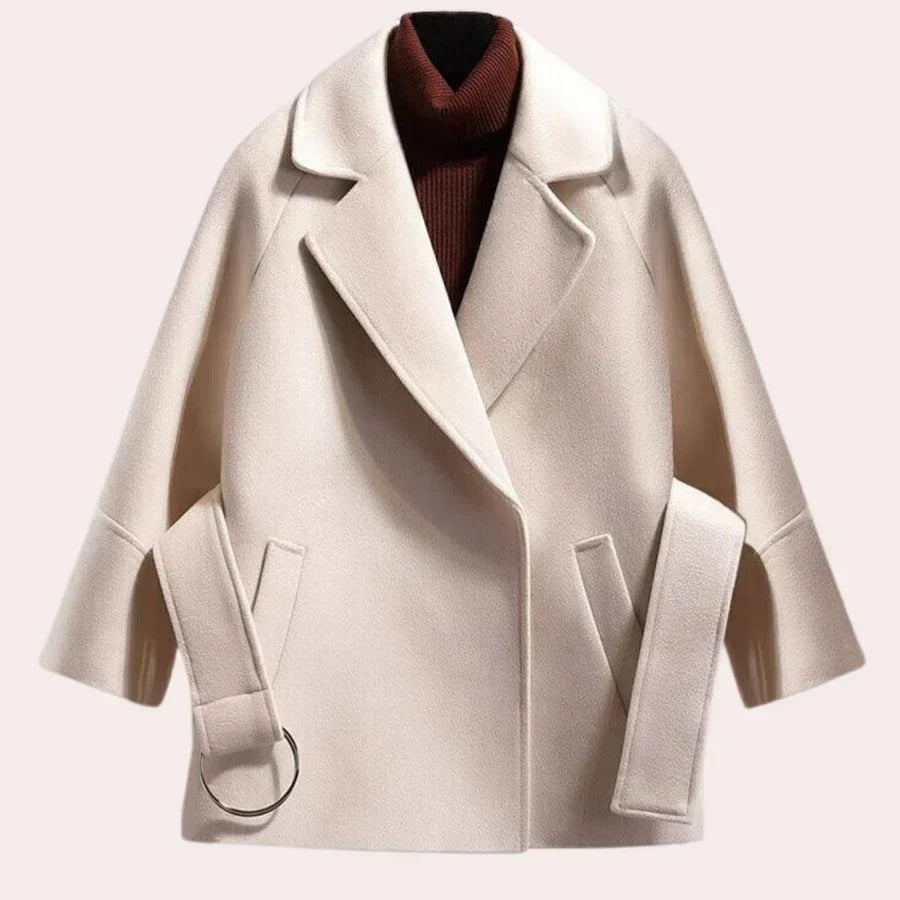 Krohn-e | Stylische Jacke mit Modischem Gürtel für Damen