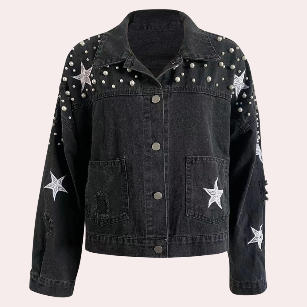 Krohn-e | Moderne Jeansjacke für Damen für den Herbst