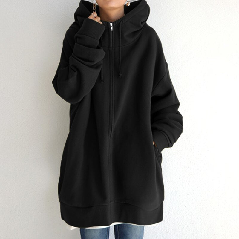 Krohn-e | Winterpullover mit Kapuze In Oversize Größe