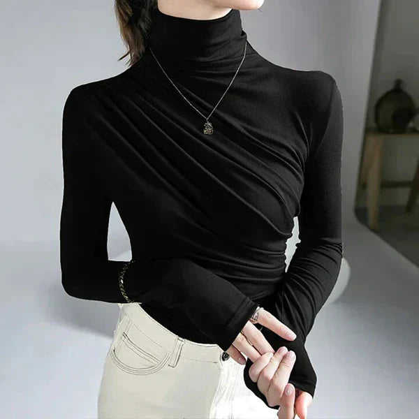 Krohn-e | Falten Rollkragenpullover