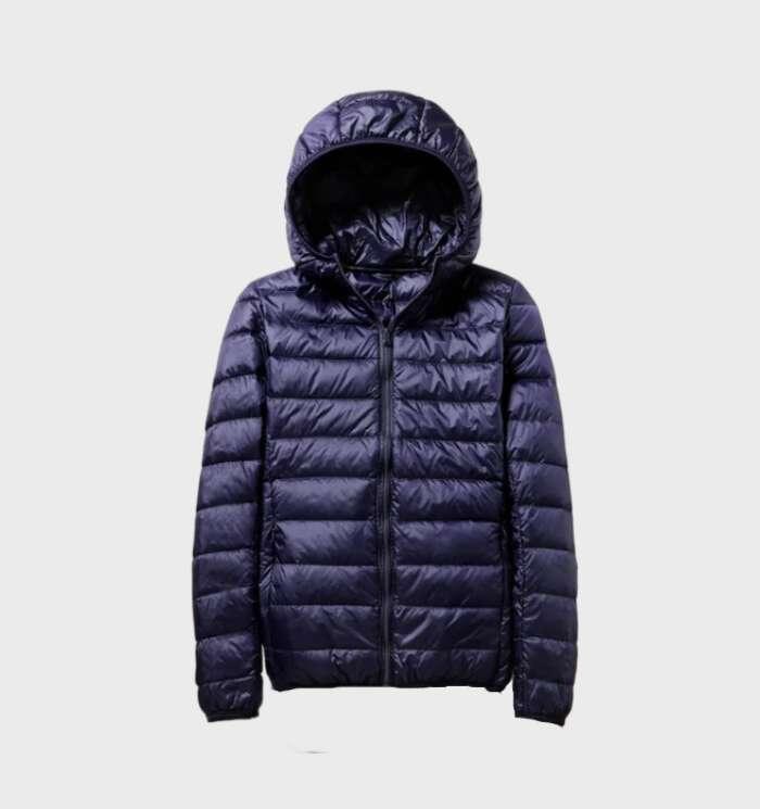 Krohn-e | Warme Daunenjacke mit Kapuze für Frauen
