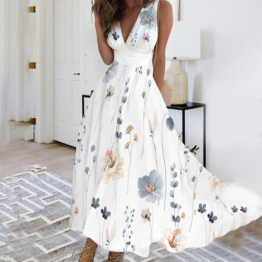 Noriselda Maxikleid mit Blumenmuster für den Sommer