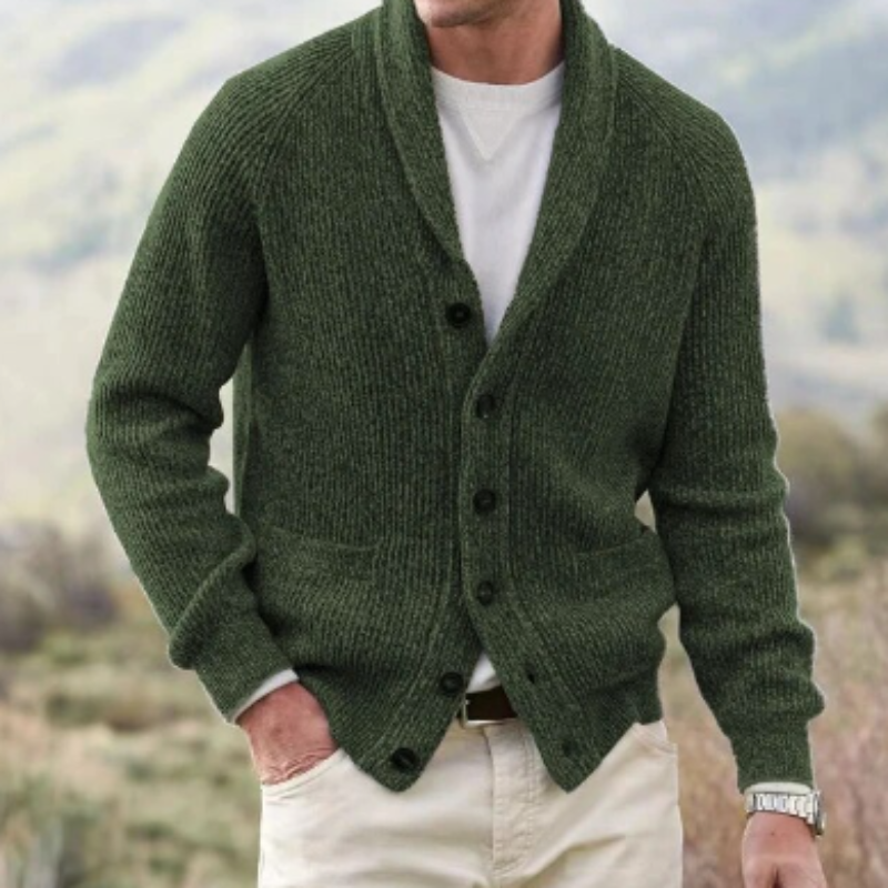 Vintage Strickjacke mit V-Ausschnitt von Val