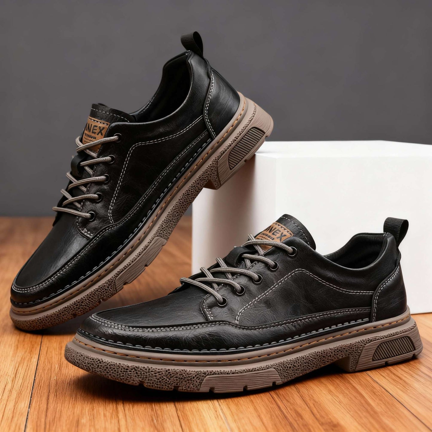Oswin | Herren Casual Schnürschuhe Halbschuh