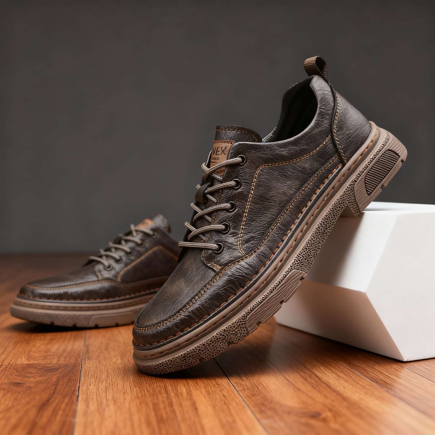 Oswin | Herren Casual Schnürschuhe Halbschuh