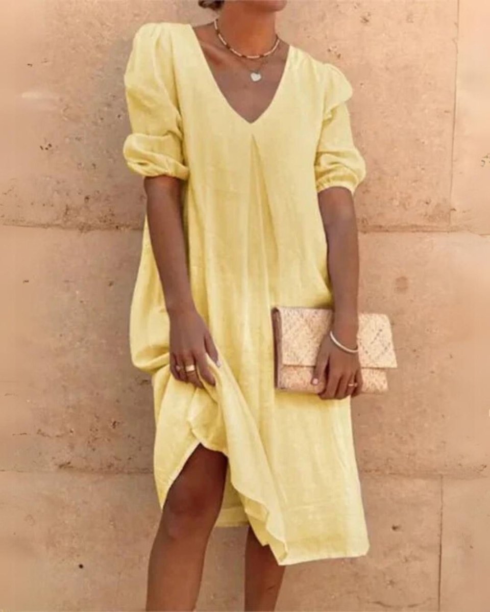 Ottalina: Leichte Sommer-Midi-Kleid