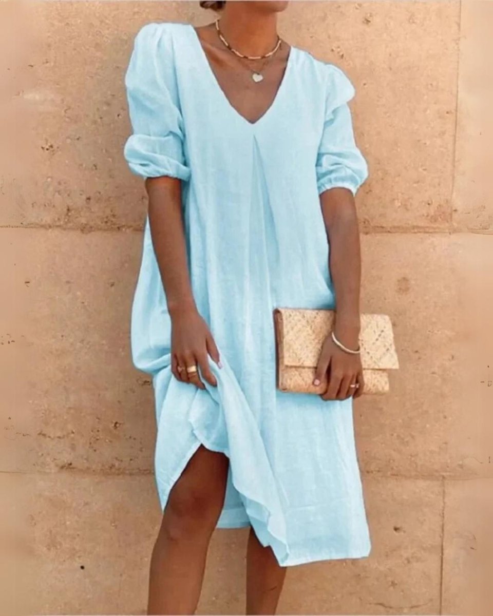 Ottalina: Leichte Sommer-Midi-Kleid