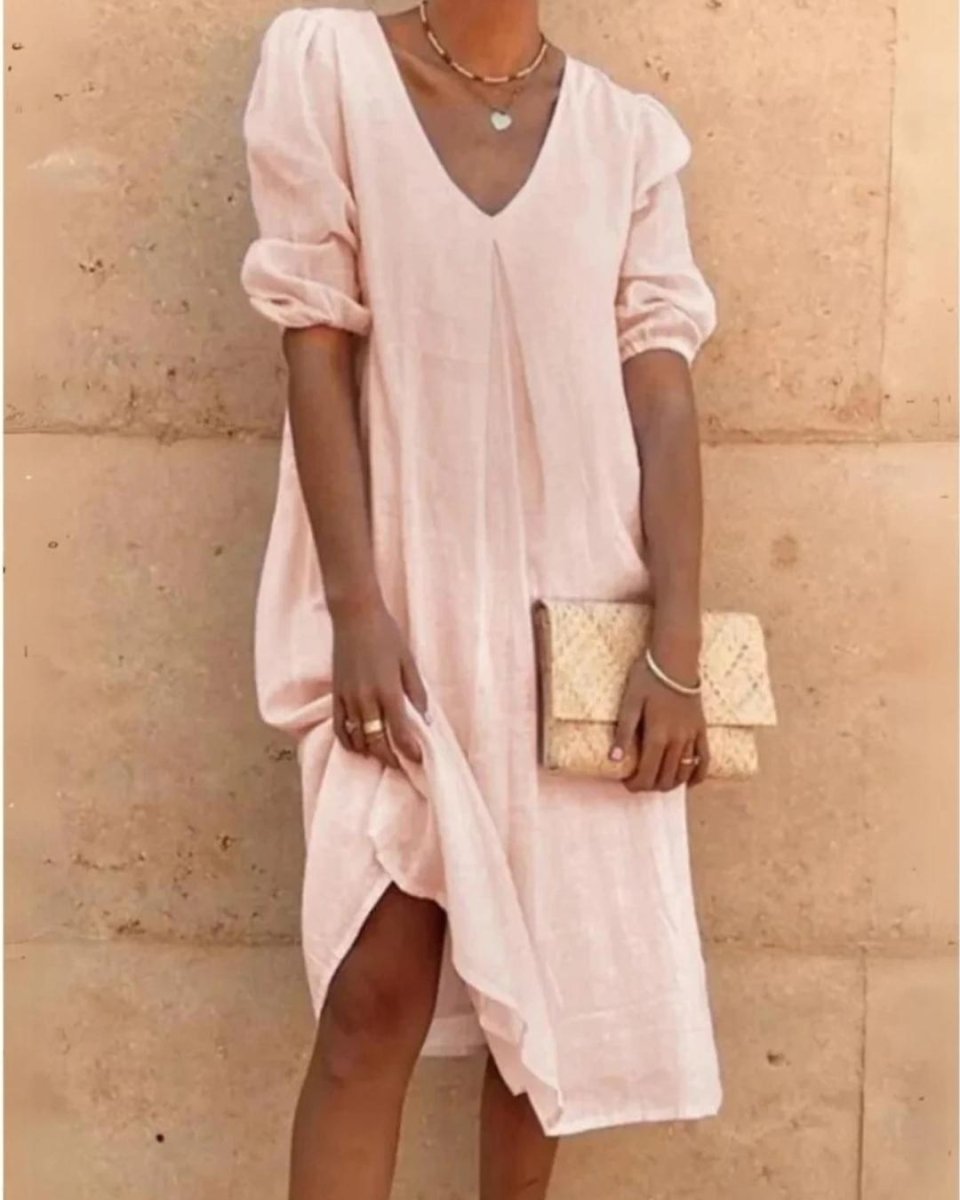 Ottalina: Leichte Sommer-Midi-Kleid