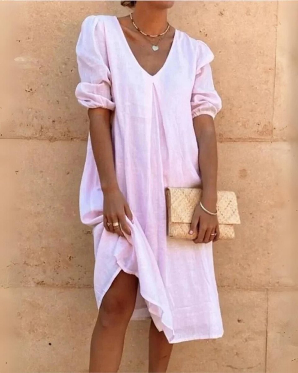 Ottalina: Leichte Sommer-Midi-Kleid