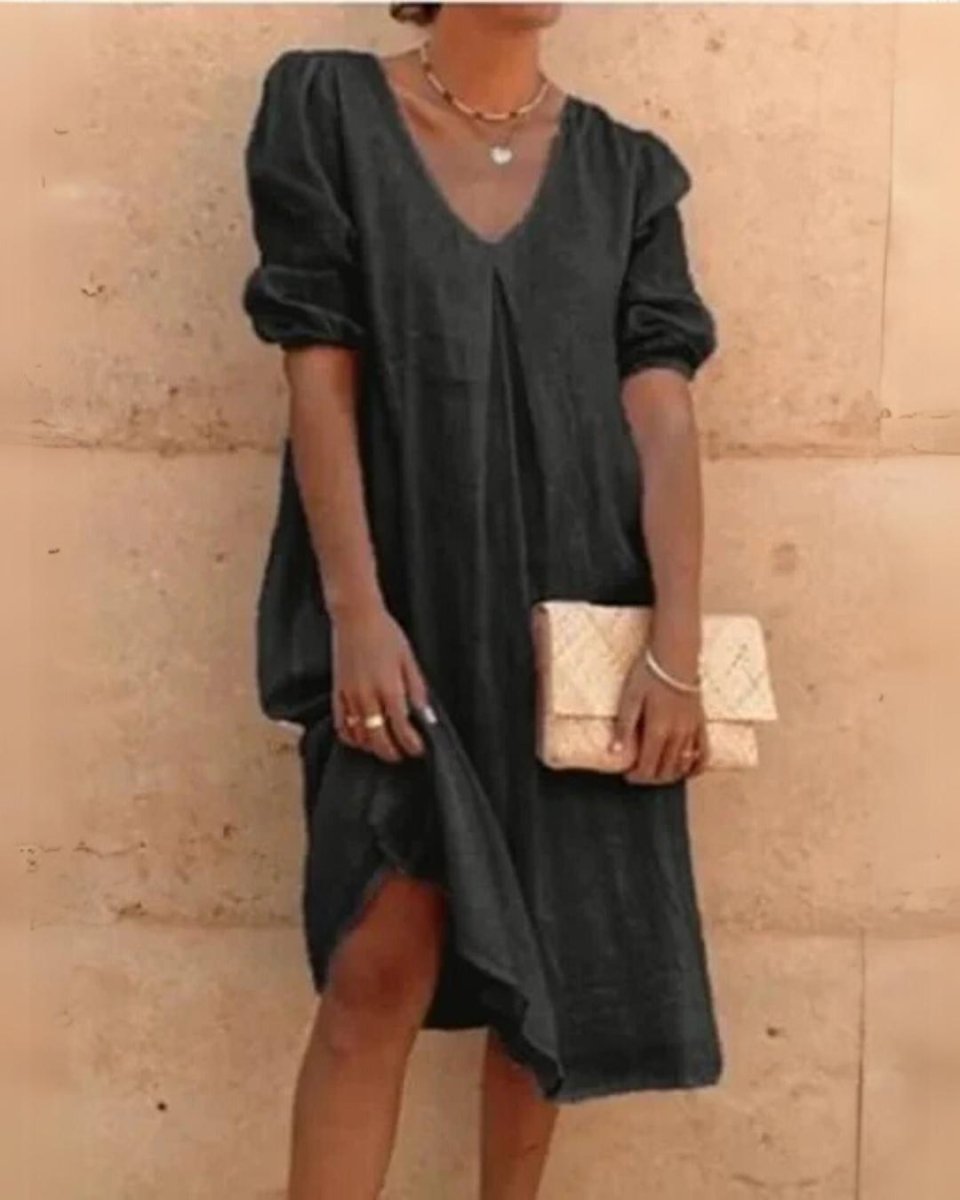 Ottalina: Leichte Sommer-Midi-Kleid