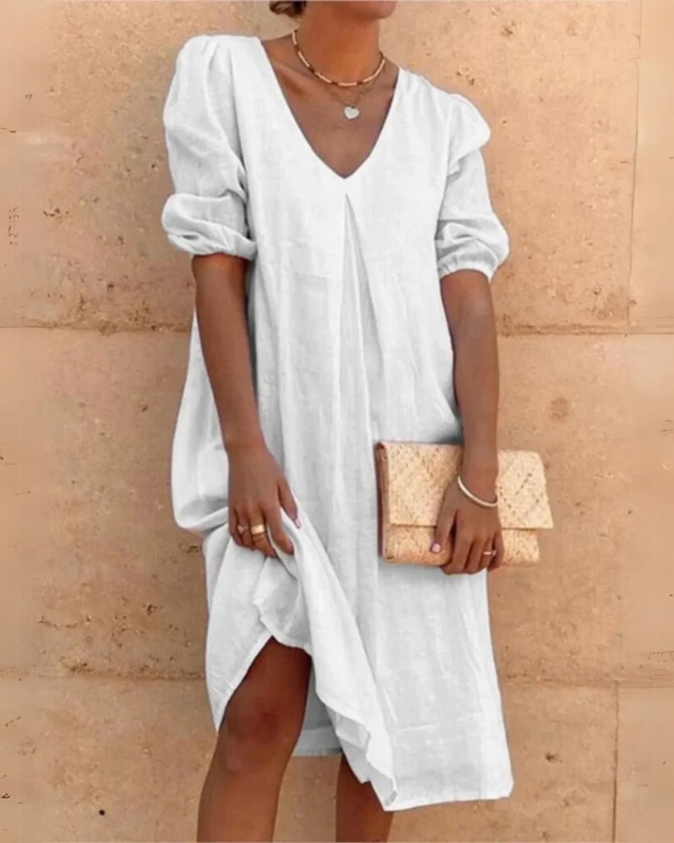 Ottalina: Leichte Sommer-Midi-Kleid