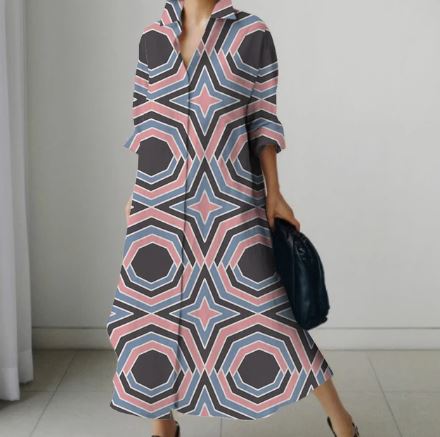 Damen-Hemdkleid Sarah: Elegant und stilvoll