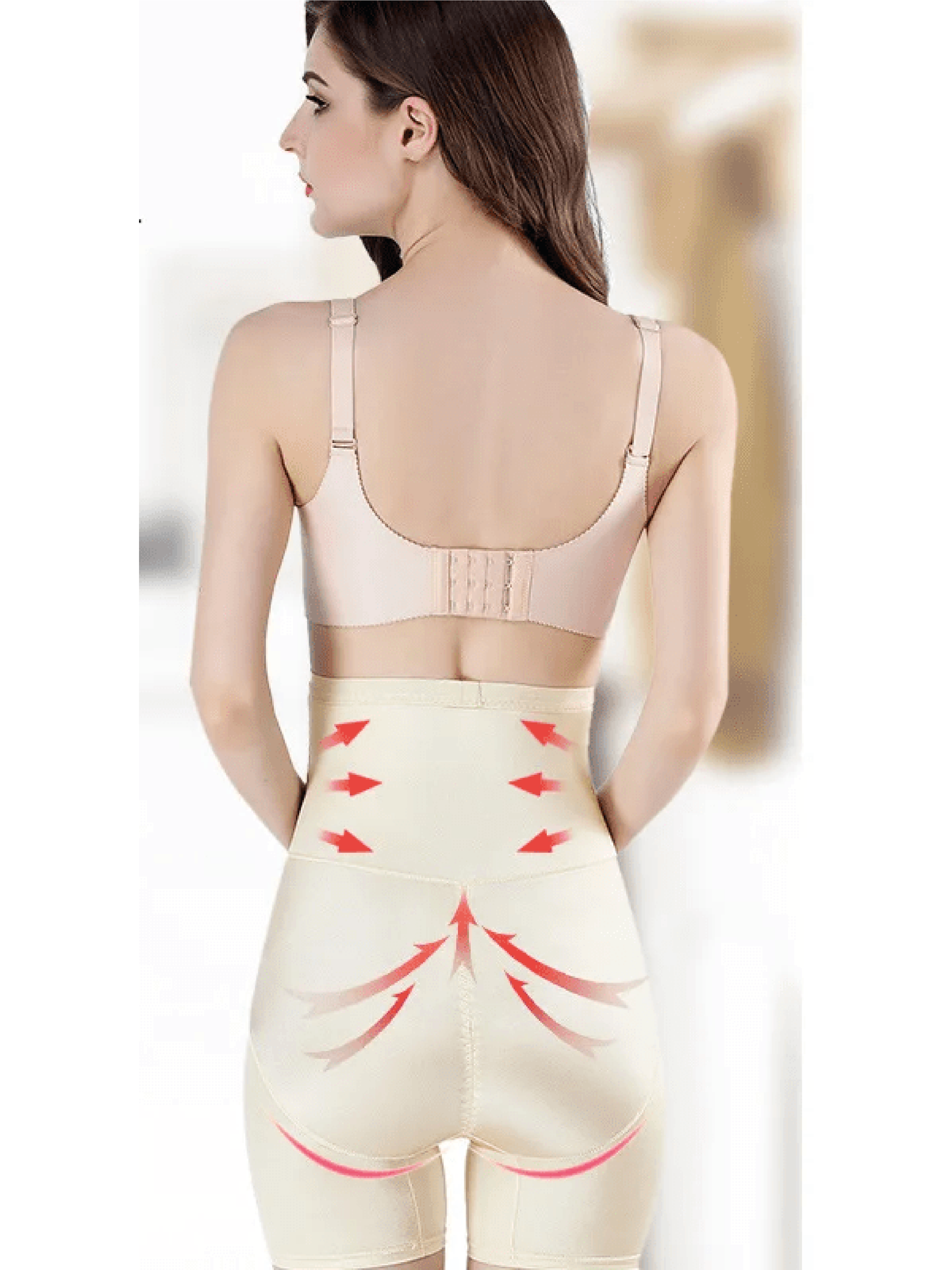 KROHN-E Damen High-Waist Shapewear Kompression Bauchkontrolle Formend