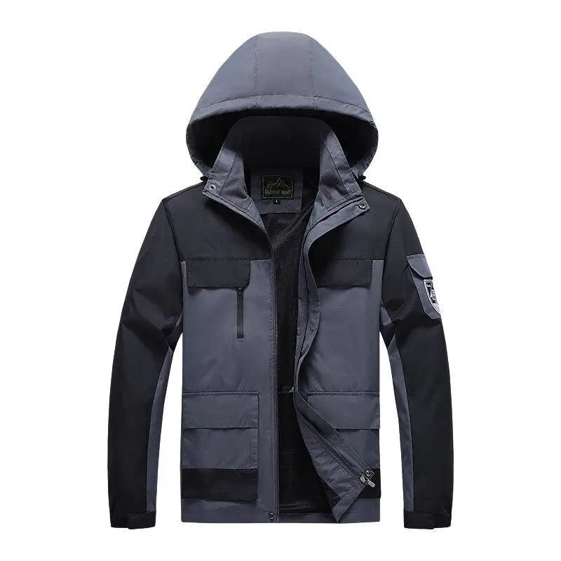 Krohn-e | Herren Parka - Military Green Windbreaker