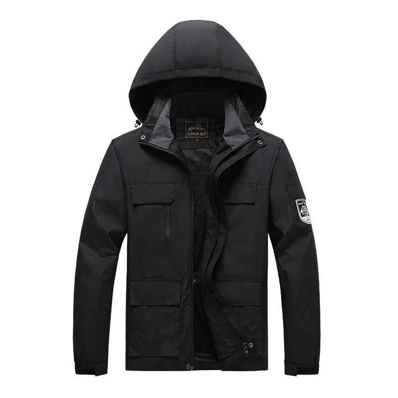Krohn-e | Herren Parka - Military Green Windbreaker